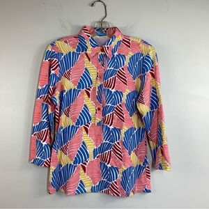 J.McLaughlin Women’s Court 3/4 sleeve Polo-Small